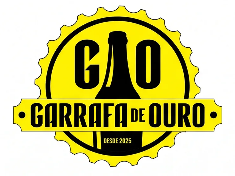 Logotipo da Garrafa de Ouro