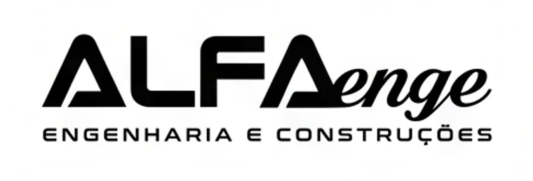 Versão monocromática do logotipo da Alfaenge
