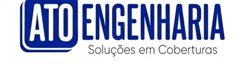 Versão horizontal compacta do logotipo da ATO Engenharia