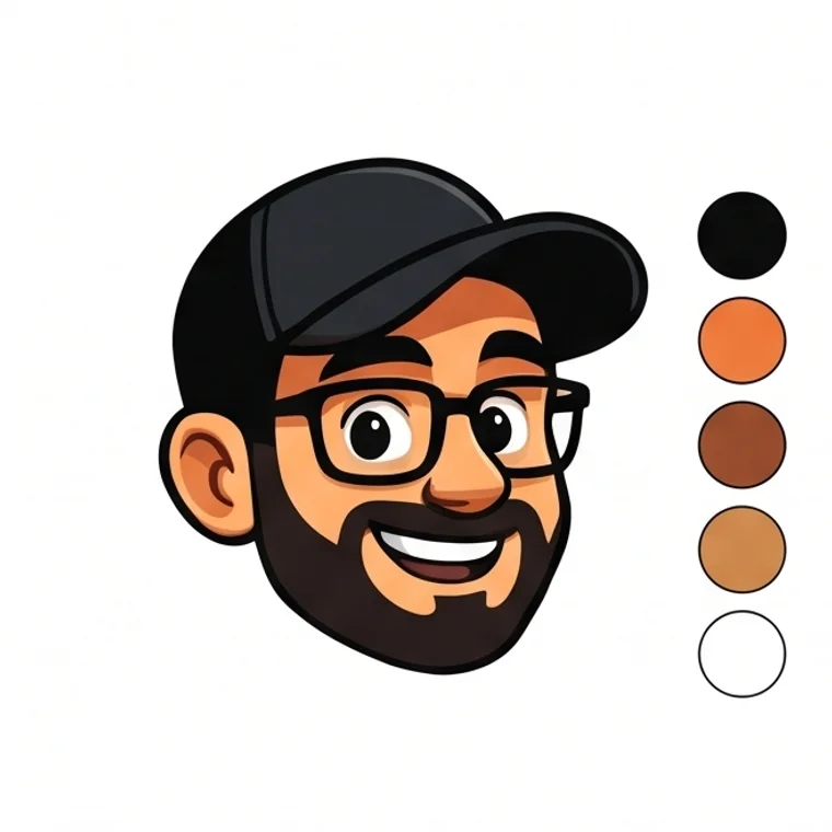 Mascote e paleta de cores da Cria de Barueri