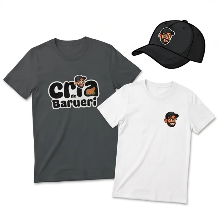 Uniforme da Cria de Barueri — camisetas e boné