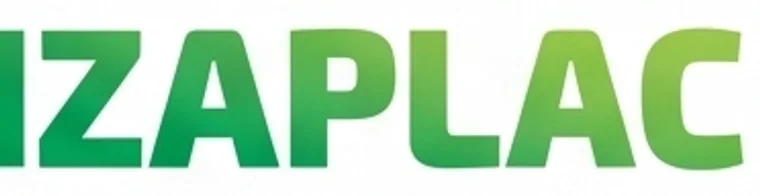 Logotipo compacto da Izaplac Green, só com o nome