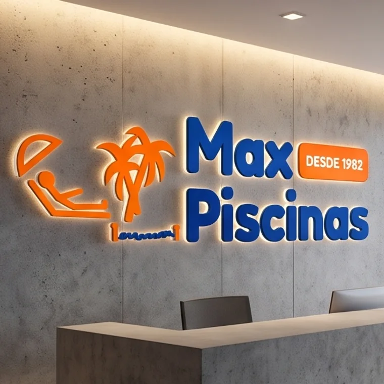 Logotipo da Max Piscinas