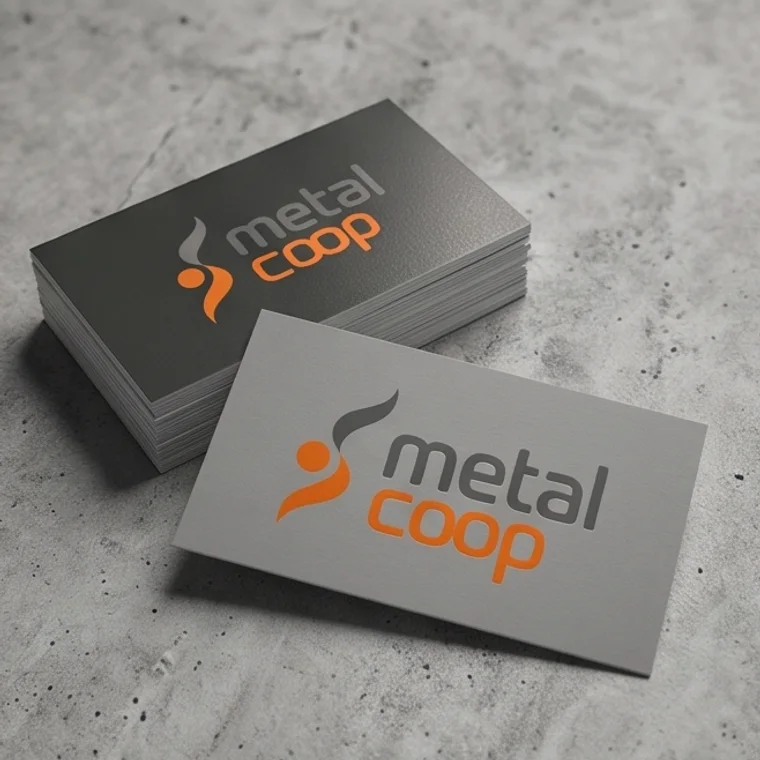Cartões de visita da Metalcoop