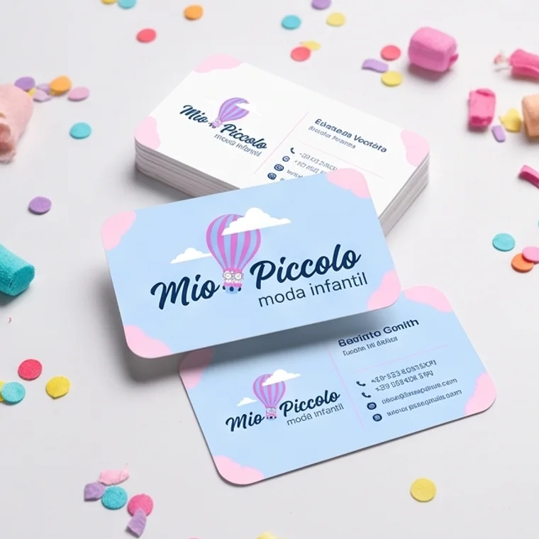 Cartões de visita da Mio Piccolo