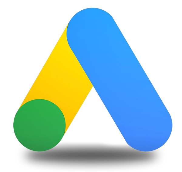 Ícone Google Ads 3D Flutuante